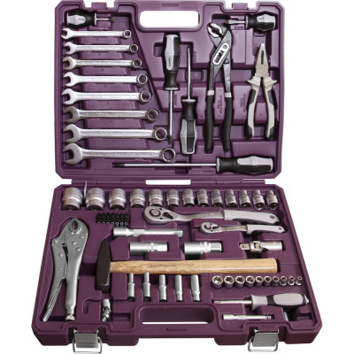 Универсальный набор инструмента THORVIK TS072 1/4", 1/2DR, 72 предмета 054004