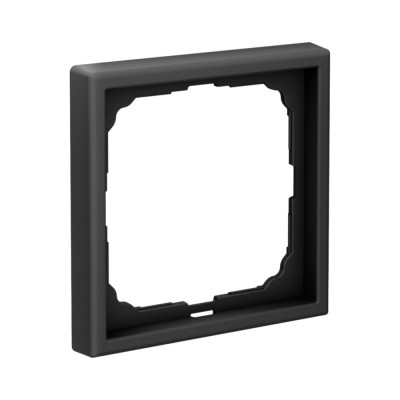 Рамка 1-постовая ArtGallery, универсальная Systeme Electric Карбон GAL001001