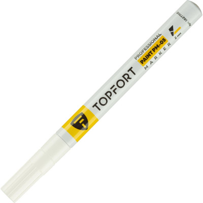Маркер лаковый Topfort paint 2 мм белый 1827700