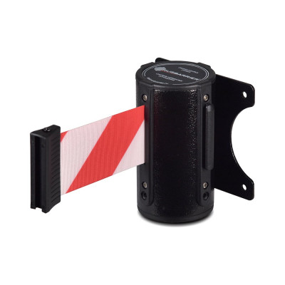 Комплект настенный блок с лентой и фиксатор Rusbarrier KP-NB-37635 BLACK red/white
