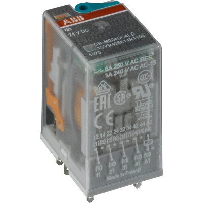 Реле ABB CR-M110DC4 110B DC 4ПК (6A) 1SVR405613R8000
