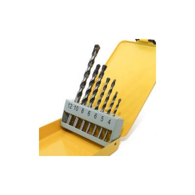 Набор сверл по бетону, 7 шт, 4-12 мм Pobedit 4450007