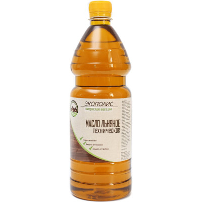 Масло льняное техническое Экополис 1 л mlt1