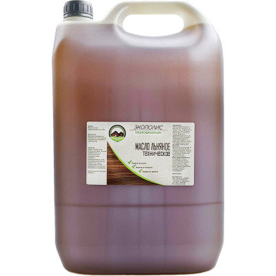 Масло льняное техническое Экополис 10 л mlt10