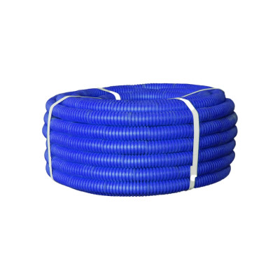 Труба гофрированная U-plast 20 мм, с зондом синяя, ПНД (HF), УФ, 100м 711-020С