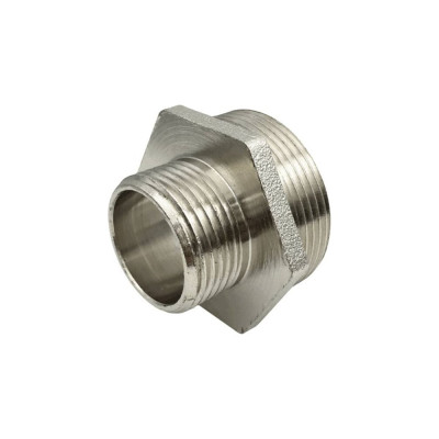 Ниппель переходной SantechSystems латунь, Ду50x40 НР, никель 128-8999
