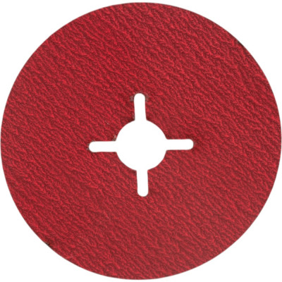 Фибровый диск Long Abrasive CR 964 Керамика 125x22.23 мм, P120, 10 шт D330492-10