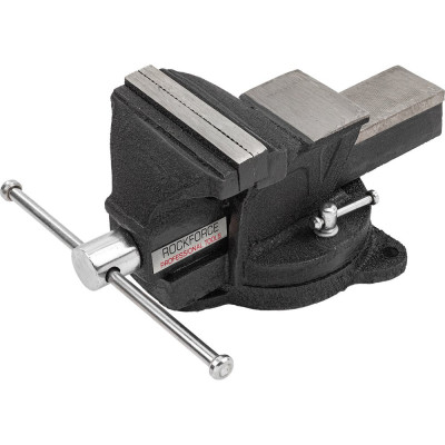 Тиски стальные поворотные с наковальней Rockforce 5 (125мм) RF-6540105(60513)