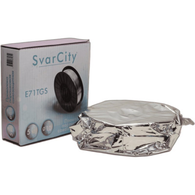 Сварочная проволока порошковая SvarCity E71T-GS 1мм 5кг сварочная проволока без газа E71T-GS/1/5кг