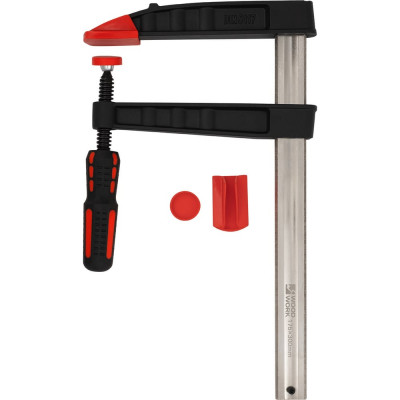 Струбцина из ковкого чугуна WOODWORK F-образная 300x175, усилие прижима до 470 кг DIN5117 FCF-3017