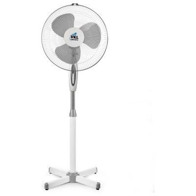 Вентилятор напольный VKL electric VGF-01 Gray 40 Вт 3 режима серый 1200613