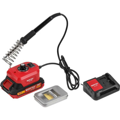 Аккумуляторный паяльник WORTEX CSI 4018 в коробке ALL1 XLT SET 1334780