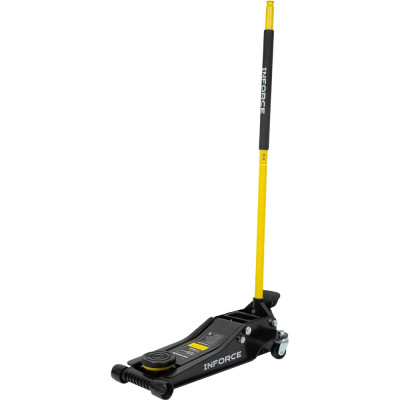 Низкопрофильный подкатной гидравлический домкрат Inforce 3 тонны, высота подхвата 75мм, высота подъема 505мм 08-08-75