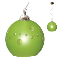 Светильник ЭЛЕТЕХ Поинт, НСБ, 72-60, М55, зеленый матовый/трос/шнур прозрачный/корпус металлик 1005251242