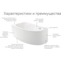 Фронтальная панель Roca MERIDA для ванны 170х100 левая ZRU9302995 00046082