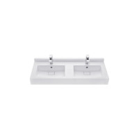 Раковина AQUATON Сакура 1200 две чаши, белая 00060801