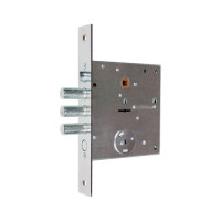 Врезной замок CERBER C3 014 правый З ригеля, защелка, задвижка 2170