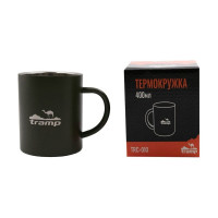 Термокружка Tramp оливковый, 400 мл TRC-010.12