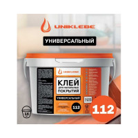 Клей для напольных покрытий UNIKLEBE 112 универсальный, 14 кг 1120014