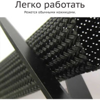 Кабельная оплетка Texplet 6..14 мм цвет черный 10 м 15PET-8-0