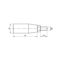 Конусная вращающаяся ручка EMES PDK5506