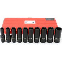 Набор ударных головок глубоких 6-гранных, 1/2"DR, 10 предметов, 10-24 мм Rotake RT-031K