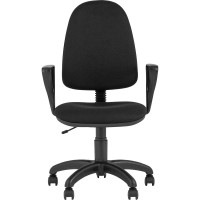 Компьютерное офисное кресло для школьника Стул Груп престиж черное prestige_black