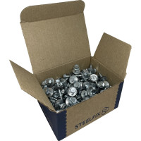 Кровельный саморез Steelfix 4,8x29, оцинкованный с EPDM-прокладкой, 100 шт, СК4829100