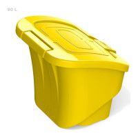 Ящик POLIMER GROUP 90 л, желтый FB907