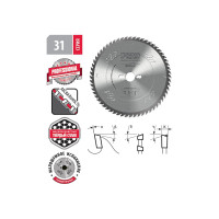 Диск пильный универсальный 300x2.6x30 мм, 24T, A=20° ATB+SHEAR WOODWORK 31.300.24