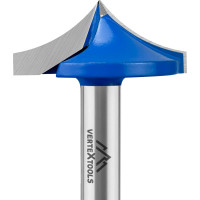 Фреза пазовая фасонная хв-к 8 мм, d-34 мм, h-14 мм, r-30 мм, l-49 мм vertextools 3509-081434