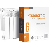 Алюминиевый радиатор Radena R 1000 350/100 8 секций 008010305