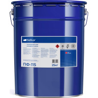 Эмаль Selkor ПФ-115 красная, 25 кг 81019