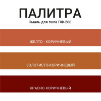 Эмаль для пола MÖKKE Mokke пф-266 золотисто-коричневая, 0,9 кг,0 1195
