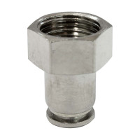 Пневмофитинг цанговый прямой PI TOOLS Cn-I-1/2F-10 для полиуретановых и рильсановых трубок, Арт. 5222