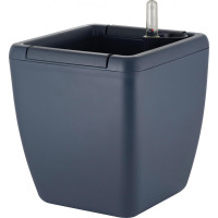 Горшок с автополивом INGREEN munchen 5л с внутренней вставкой 2,2л, квадратный, вулканический серый IG622411026 231983