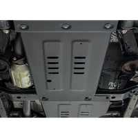 Защита АвтоБроня BAIC BJ40, V-2.0, АКПП, полный, 2023-, КПП, комплект крепежа, сталь 111.03504.1