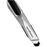Нож vertextools profi 18 мм, автоблок, al-корпус, tpr, лезвие sk5 0044-18-7