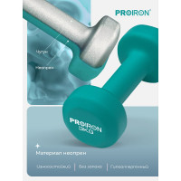 Гантели неопреновые PROIRON 2 шт по 3 кг Г2030НЕО