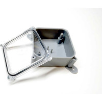 Монтажная коробка Plasticglas IP66/IP68 с прозрачной крышкой КМ767635-ABC/PCclear-0-0-0-0