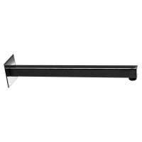 Верхний душ Bossini MatBlack 280x280 мм с держателем 350 мм, цвет чёрный матовый H69598H.073