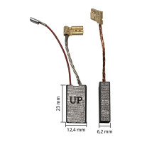 Щетка графитовая для BOSCH GBH 5-40D (аналог 1617014144) 6.2x12.4x23 мм, автостоп UNITED PARTS 90-0441