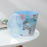 Горшок для цветов Доляна Жарден 0.8 л, голубой 7306173