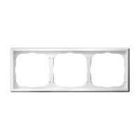 Рамка Systeme Electric 3-постовая ArtGallery, универсальная, Белый GAL000103