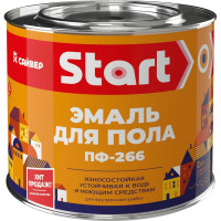 Эмаль для пола ПФ-266 Start желто-коричневая, 1.8 кг 4690681030609