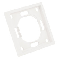 Рамка STEKKER PFR00-5001-01 1-местная, серия Эмили, белый фарфор, soft touch, 49884