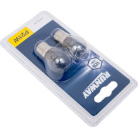 Лампа накаливания RUNWAY P21W 12В 21Вт 2шт./блистер RW-P21W-b