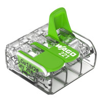 Соединительная клемма WAGO (221-423) 3-х проводная 3 шт. блистер 50272