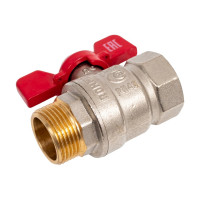 Кран шаровой ROMMER ВР/НР, ручка бабочка 3/4 RBV-0004-2210220 RG00938RJNA7OU