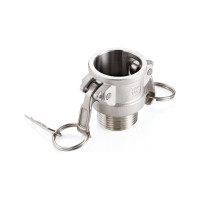Камлок тип B TITAN LOCK серия EcoLine розетка, наружая резьба BSP 1 1/4, AISI304, TL125BSS-EL